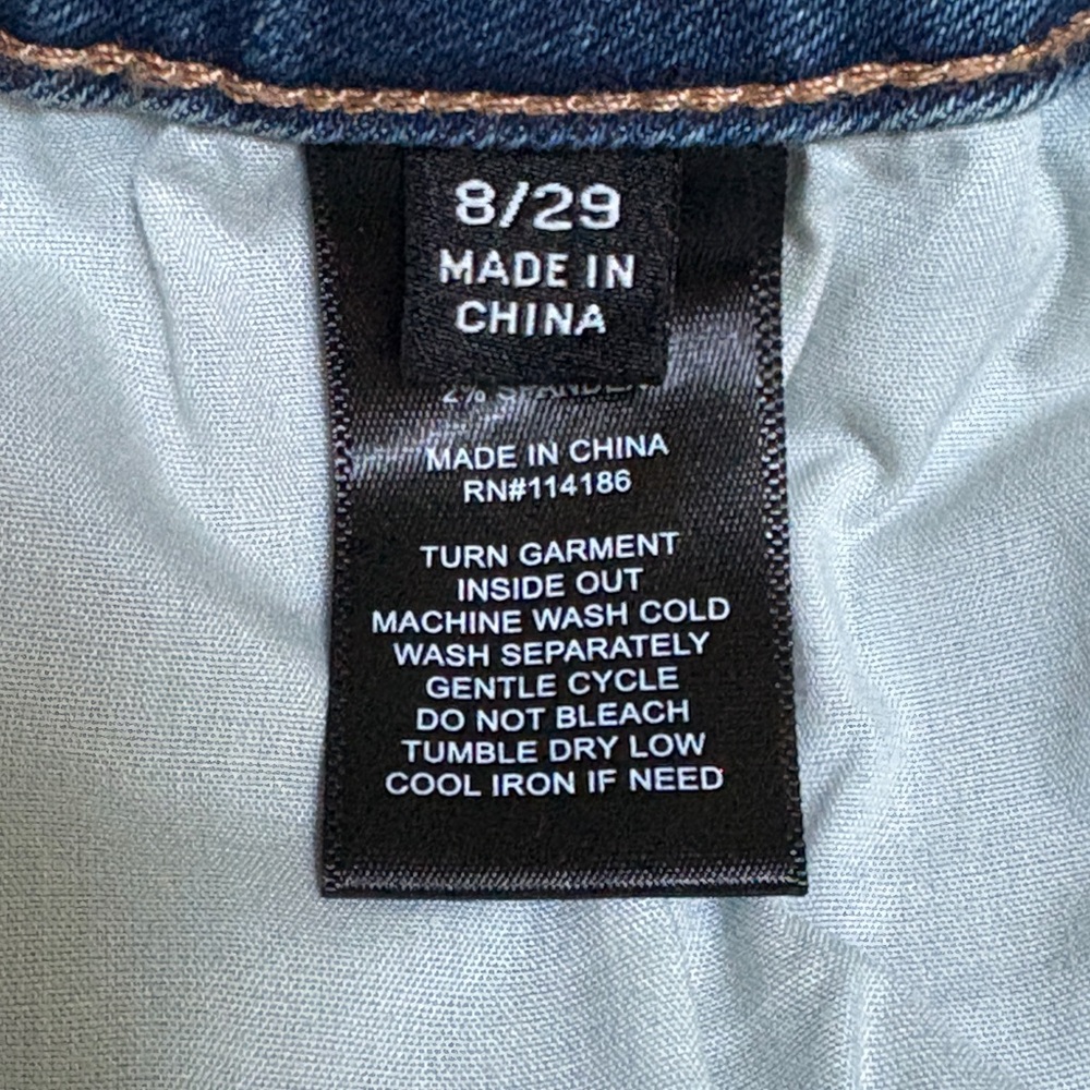 Frye Women's High-Rise Amari Jeans Size 8/29 - Picture 7 of 7